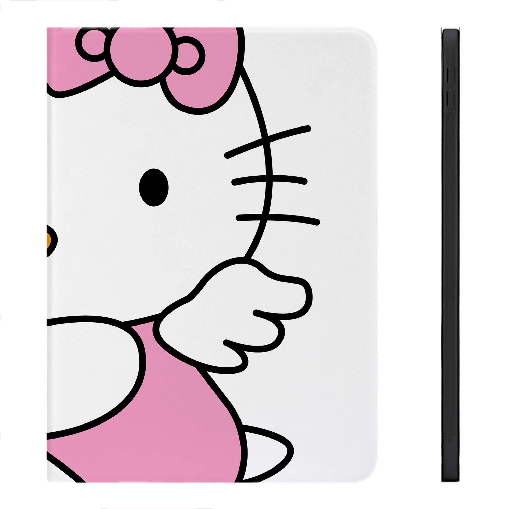 （画像用） Hello Kitty ハローキティ IPadケース ペンホルダー付き ブックスタイルデザイン